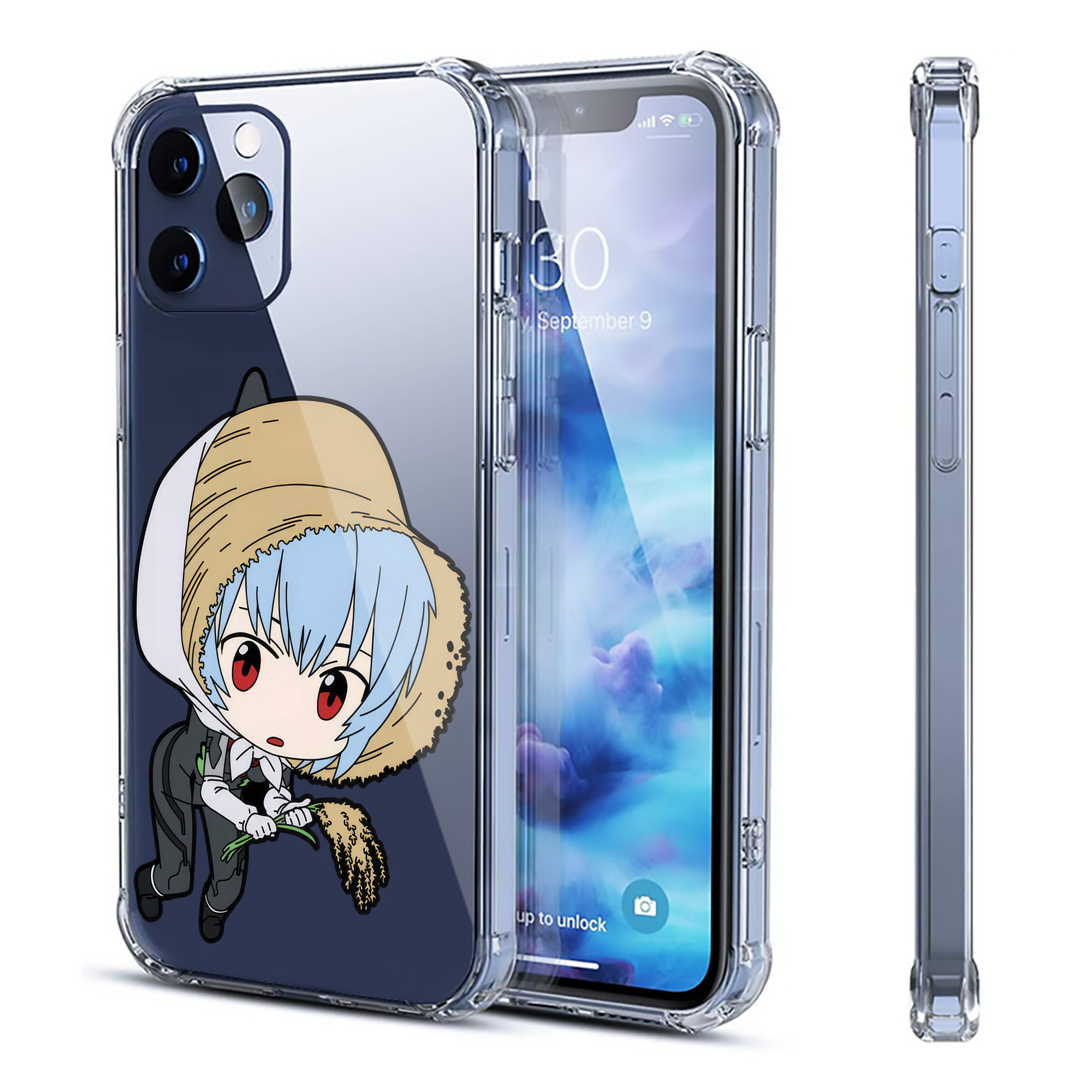 （画像用） EVA 新世紀エヴァンゲリオン 【iPhone 12シリーズ対応】透明スマホケース（クリアソフトケース）